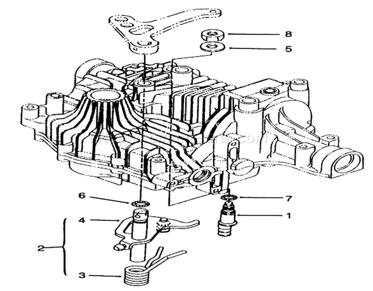 N-Centering Diagram and Parts List for 72064 6900001-6999999 - 1996 Toro Lawn Tractor