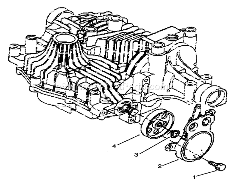 Brake Diagram and Parts List for 72064 6900001-6999999 - 1996 Toro Lawn Tractor