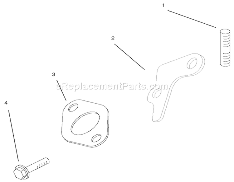 Exhaust Diagram and Parts List for 72046 7900001-7999999 - 1997 Toro Lawn Tractor