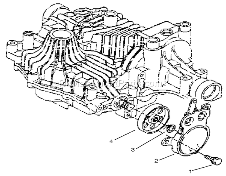 Brake Diagram and Parts List for 72046 7900001-7999999 - 1997 Toro Lawn Tractor