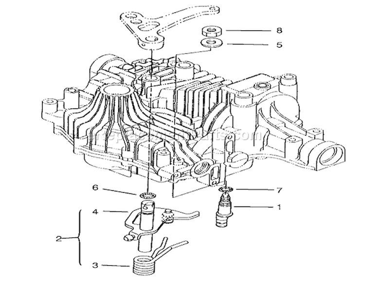 N-Centering Diagram and Parts List for 72064 8900001-8900599 - 1998 Toro Lawn Tractor