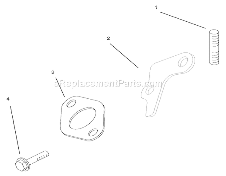Exhaust Diagram and Parts List for 72071 200000001-200999999 - 2000 Toro Lawn Tractor
