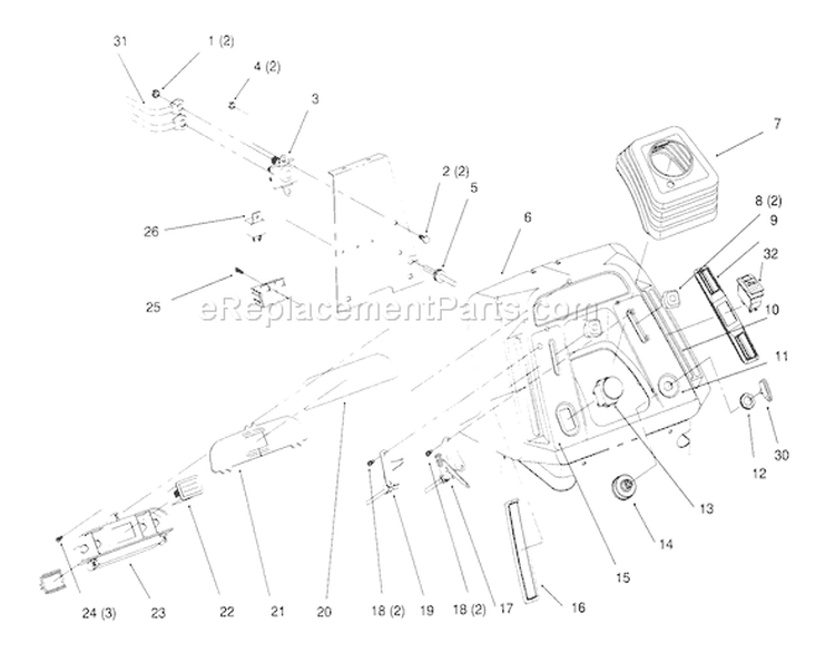 Dash Diagram and Parts List for 72062 5900001-5900227 - 1995 Toro Lawn Tractor