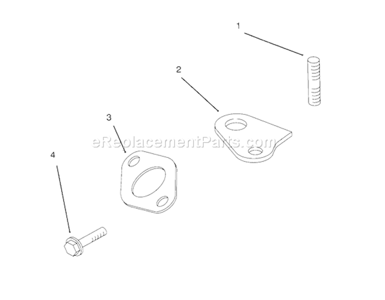 Exhaust (kohler Engine Cv14s-Ps1472) Diagram and Parts List for 72062 5900001-5900227 - 1995 Toro Lawn Tractor