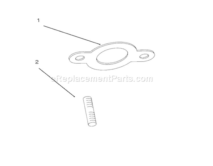 Exhaust (kohler Engine Cv16s-Ps61514) Diagram and Parts List for 72062 5900001-5900227 - 1995 Toro Lawn Tractor
