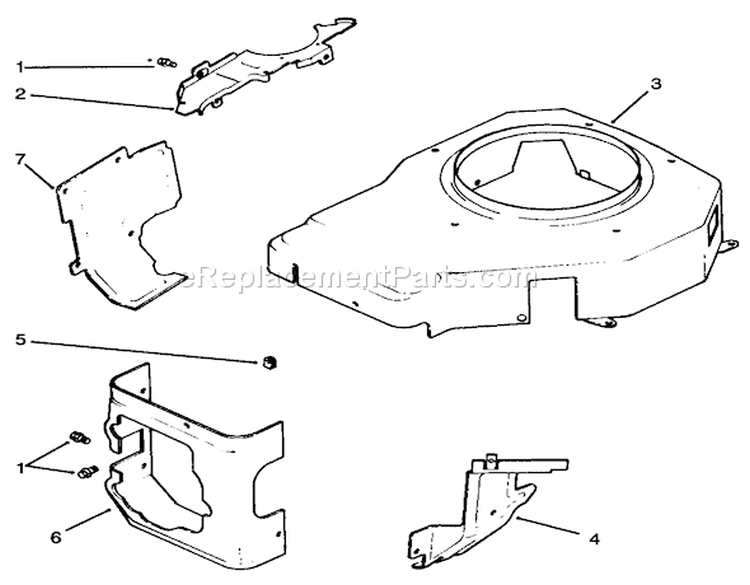 Page F Diagram and Parts List for 72103 5900601-5999999 - 1995 Toro Lawn Tractor