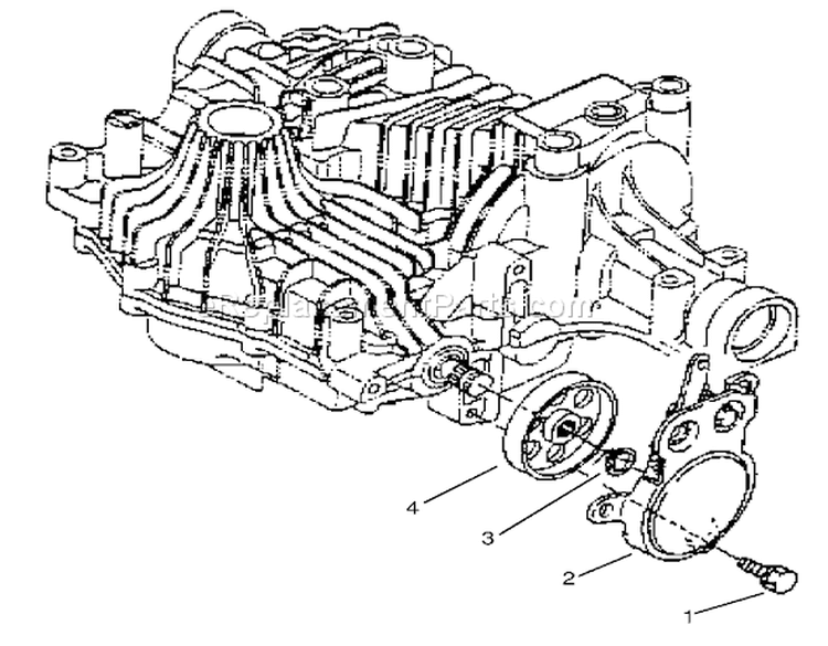 Brake Diagram and Parts List for 72085 7900001-7999999 - 1997 Toro Lawn Tractor