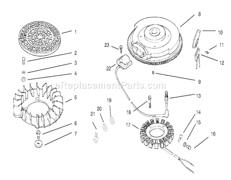 Ignition/electrical Diagram and Parts List for 72085 8900400-8999999 - 1998 Toro Lawn Tractor