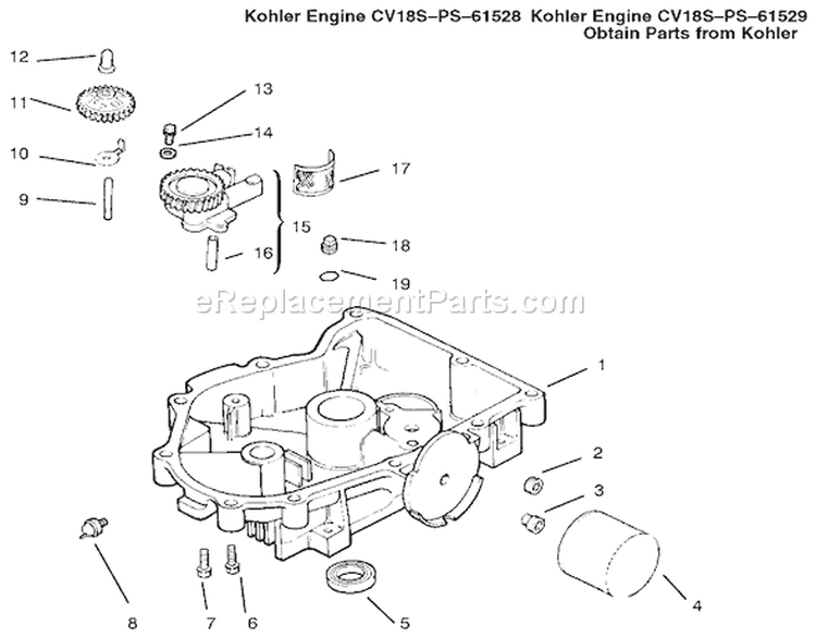 Oil Pan/lubrication Diagram and Parts List for 72087 200000001-200999999 - 2000 Toro Lawn Tractor