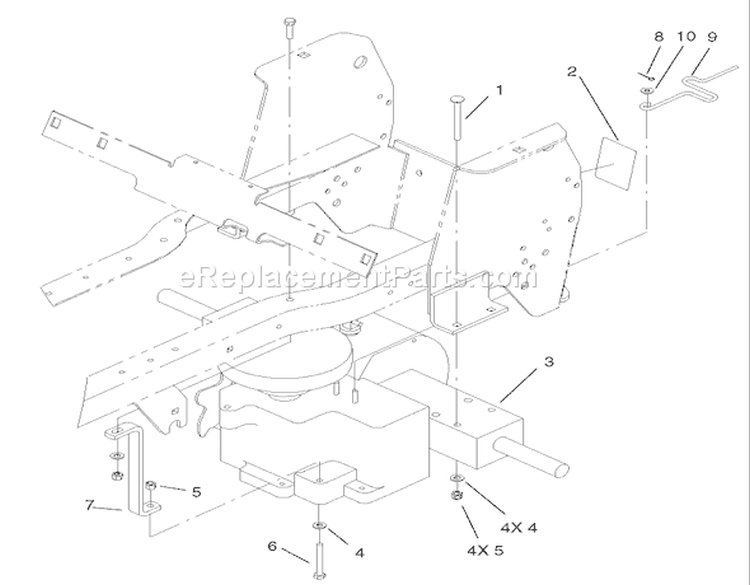 Hydrostatic Transaxle Assembly Diagram and Parts List for 72107 230000001-230999999 - 2003 Toro Lawn Tractor