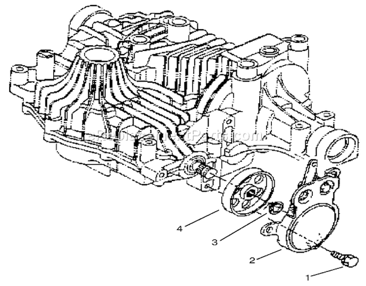 Brake Diagram and Parts List for 72110 7900001-7999999 - 1997 Toro Lawn Tractor