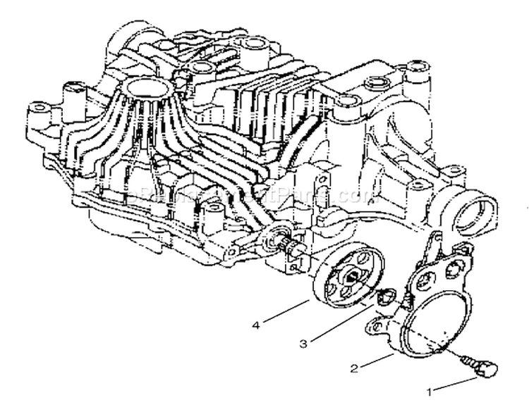 Brake Diagram and Parts List for 72110 8900001-8900599 - 1998 Toro Lawn Tractor