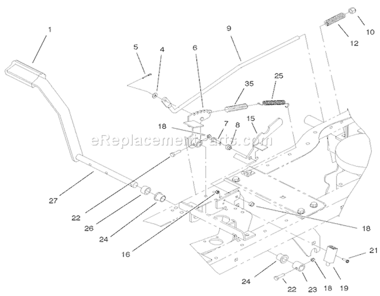 Hydro Brake Assembly Diagram and Parts List for 72108 220000001-220999999 - 2002 Toro Lawn Tractor