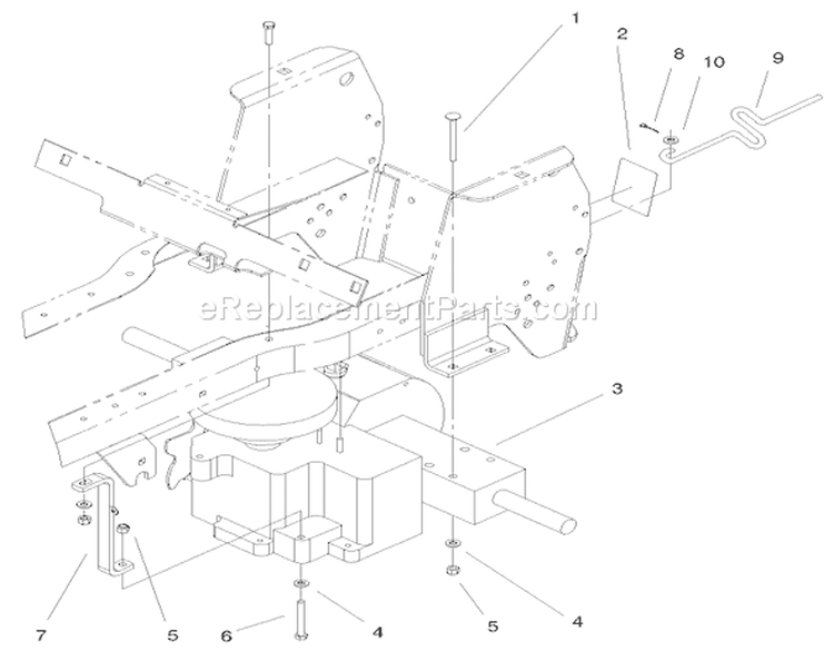 Hydro Transaxle Assembly Diagram and Parts List for 72108 220000001-220999999 - 2002 Toro Lawn Tractor
