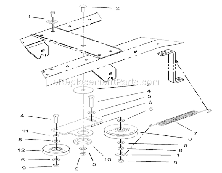 Hydro Drive Assembly Diagram and Parts List for 72116 230000001-230999999 - 2003 Toro Lawn Tractor