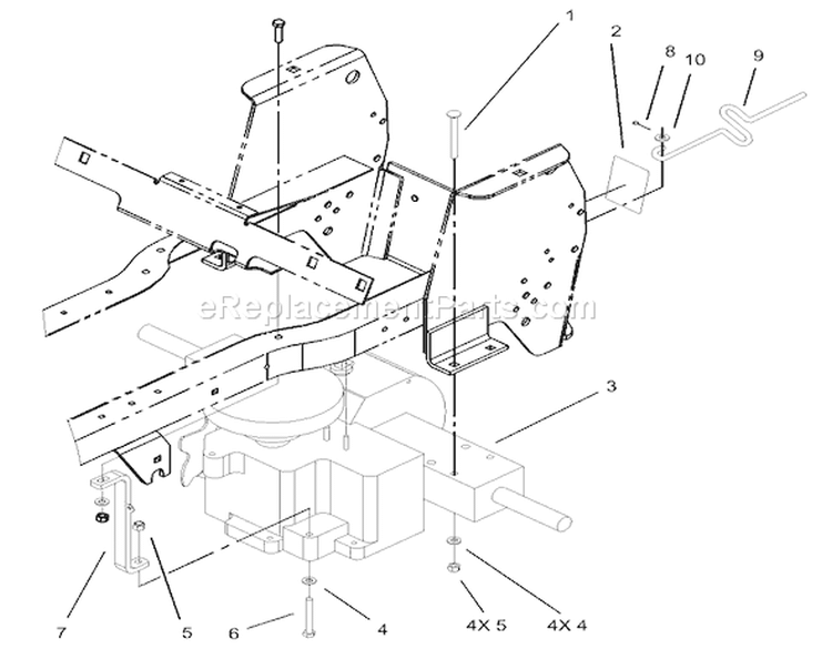 Hydro Transaxle Assembly Diagram and Parts List for 72116 230000001-230999999 - 2003 Toro Lawn Tractor
