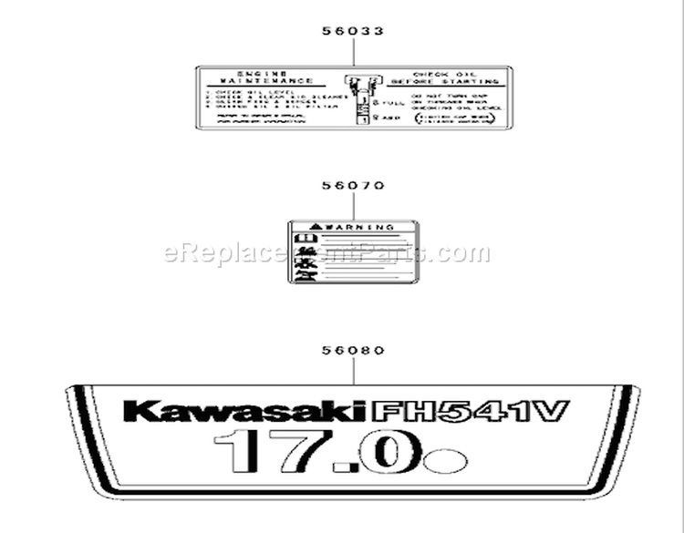 Label Assembly Diagram and Parts List for 72201 230000001-230999999 - 2003 Toro Lawn Tractor