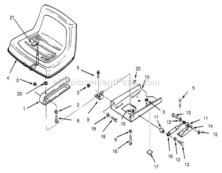 Page AC Diagram and Parts List for 73400 4900001-4999999 - 1994 Toro Lawn Tractor