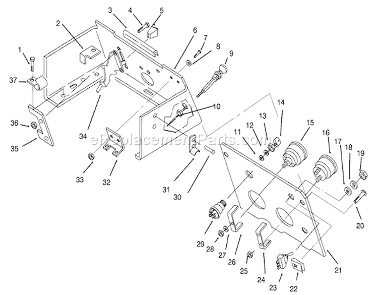 Page I Diagram and Parts List for 73400 4900001-4999999 - 1994 Toro Lawn Tractor