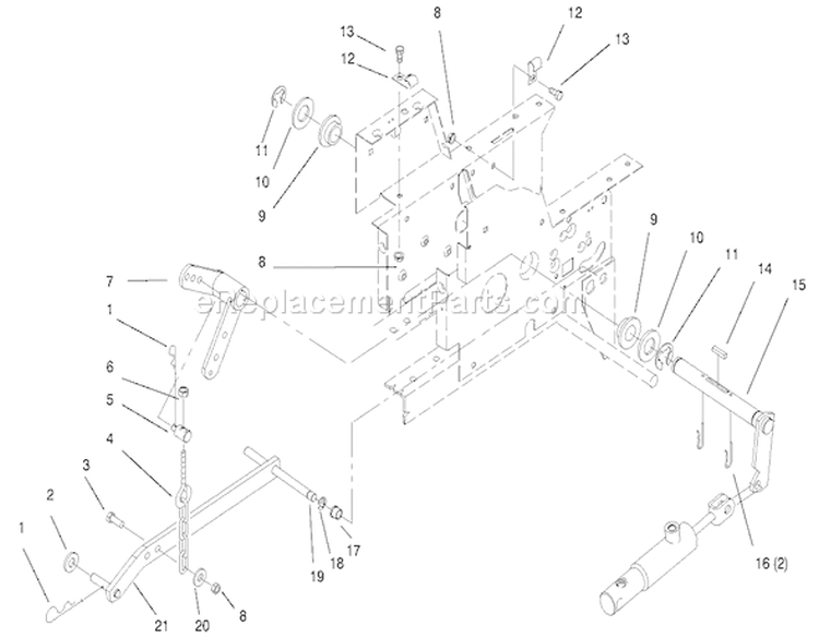 Page V Diagram and Parts List for 73403 6900001-6999999 - 1996 Toro Lawn Tractor