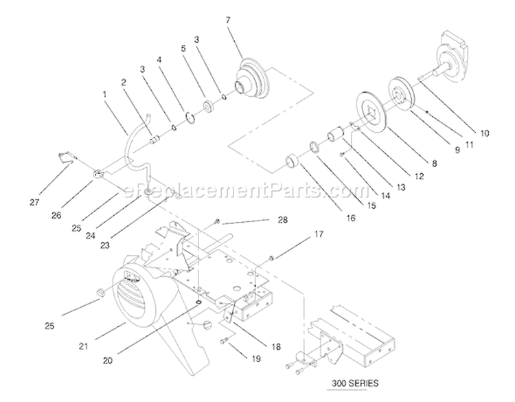 Pto Clutch And Cover Diagram and Parts List for 73403 7900001-7999999 - 1997 Toro Lawn Tractor