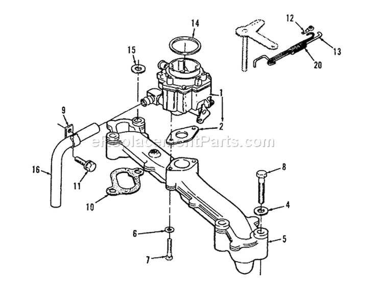 Page AB Diagram and Parts List for 73421 3900001-3999999 - 1993 Toro Lawn Tractor