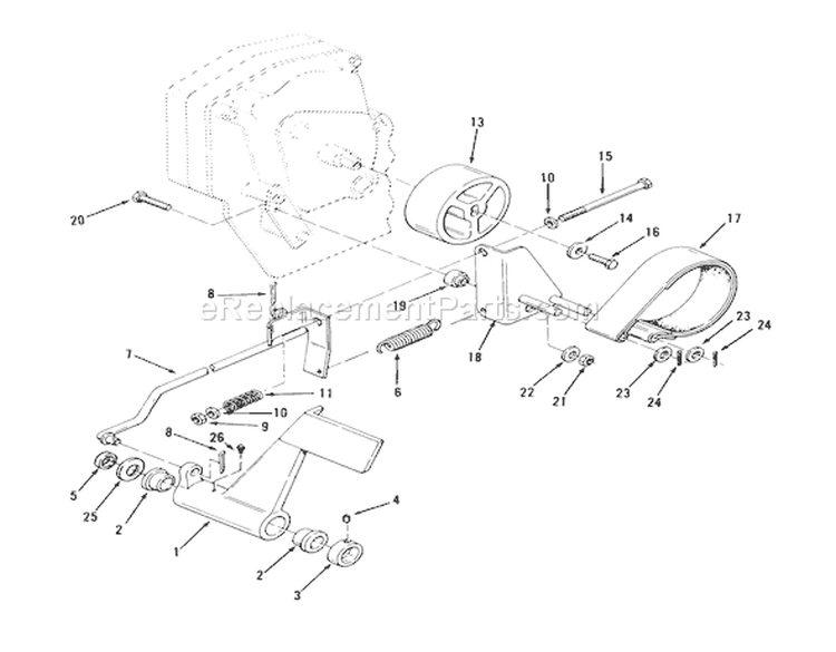 Page E Diagram and Parts List for 73421 3900001-3999999 - 1993 Toro Lawn Tractor