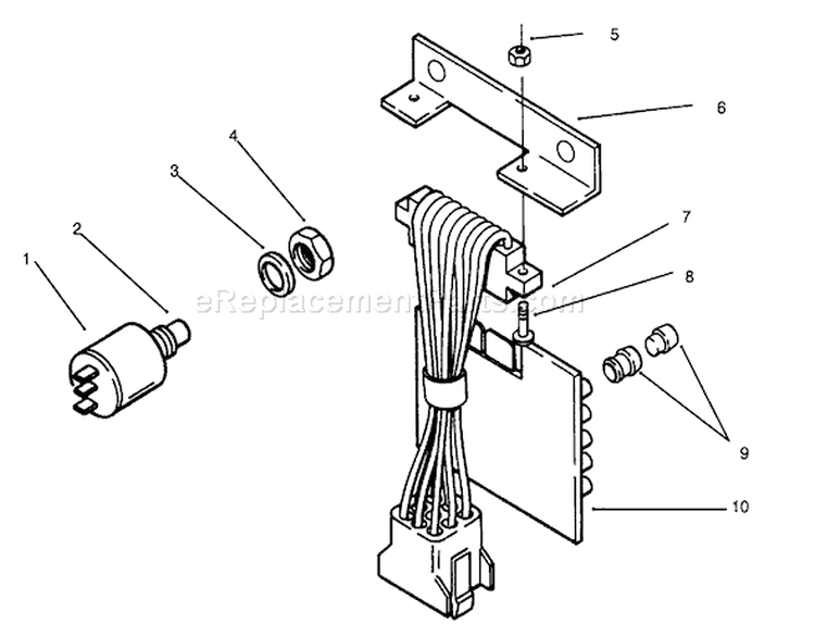 Page O Diagram and Parts List for 73421 5900001-5901046 - 1995 Toro Lawn Tractor