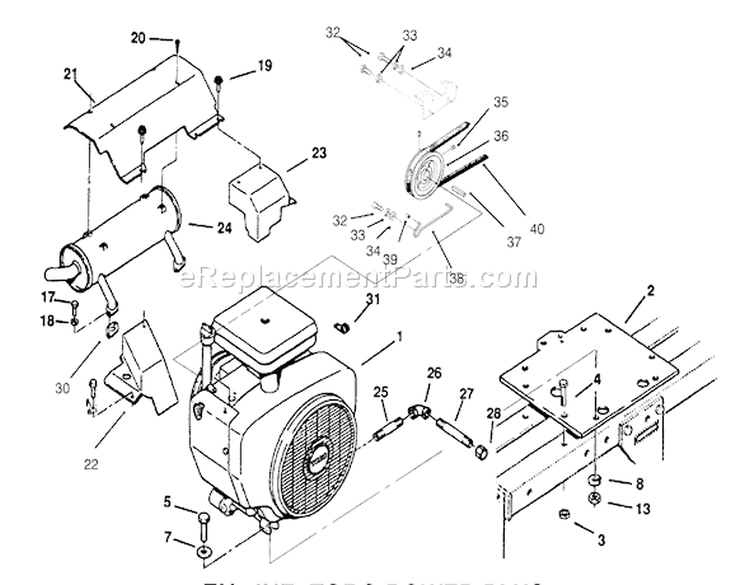 Page P Diagram and Parts List for 73421 5900001-5901046 - 1995 Toro Lawn Tractor