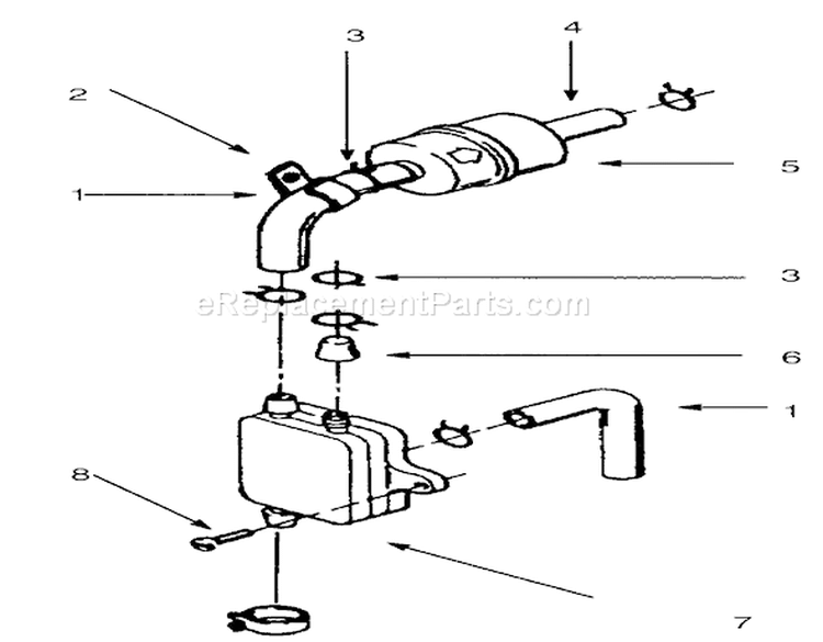 Page T Diagram and Parts List for 73421 5900001-5901046 - 1995 Toro Lawn Tractor