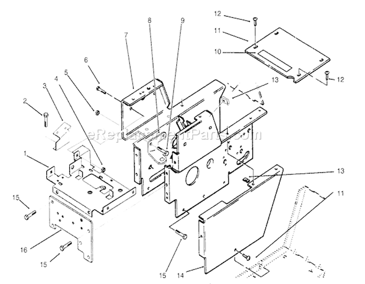 Page X Diagram and Parts List for 73421 5900001-5901046 - 1995 Toro Lawn Tractor