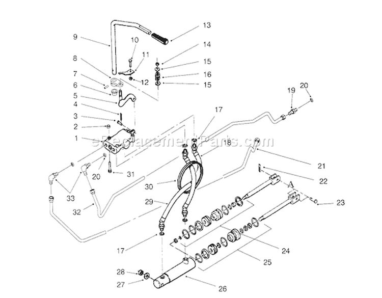 Page Y Diagram and Parts List for 73421 5900001-5901046 - 1995 Toro Lawn Tractor