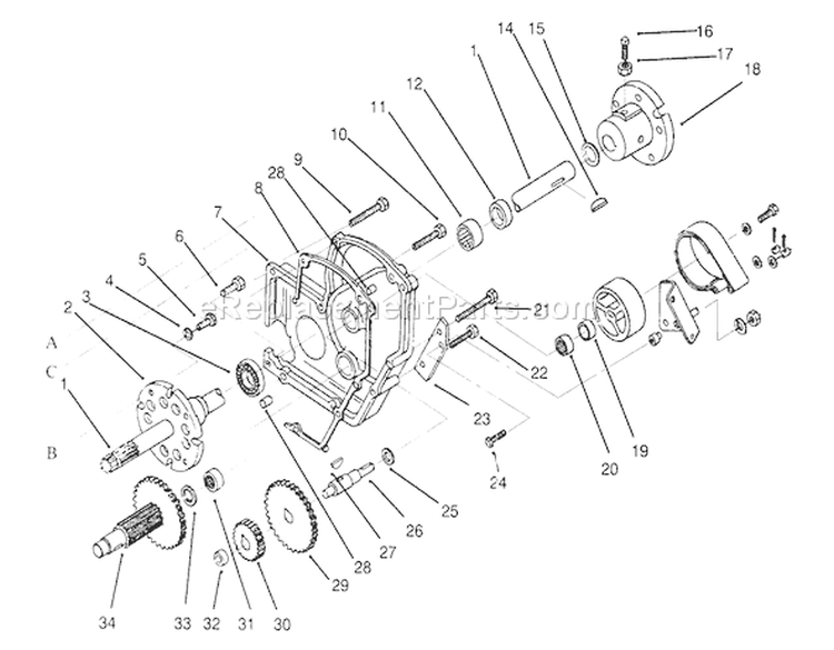 Page AI Diagram and Parts List for 73421 5900001-5901046 - 1995 Toro Lawn Tractor