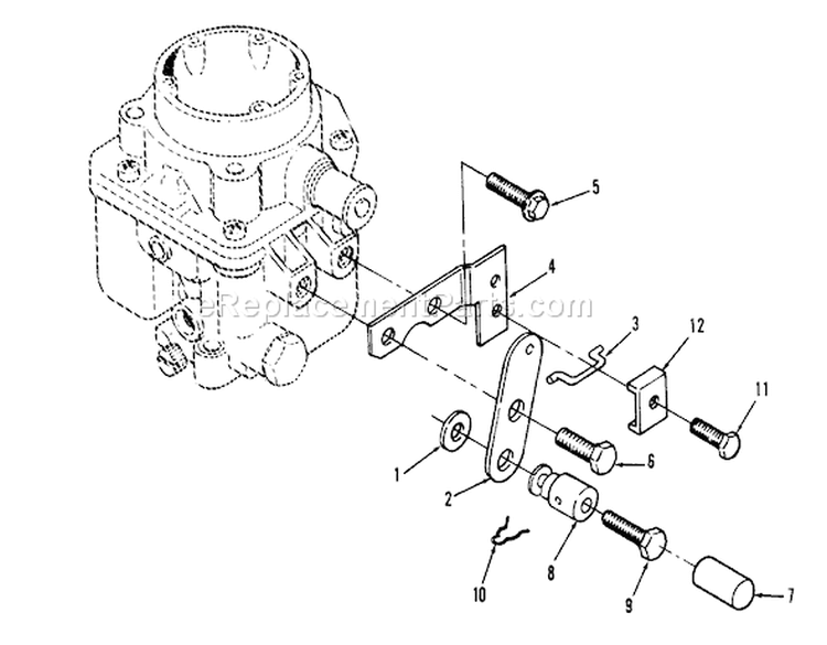 Page F Diagram and Parts List for 73421 5900001-5901046 - 1995 Toro Lawn Tractor