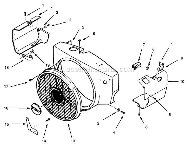 Page D Diagram and Parts List for 73421 5901047-5999999 - 1995 Toro Lawn Tractor