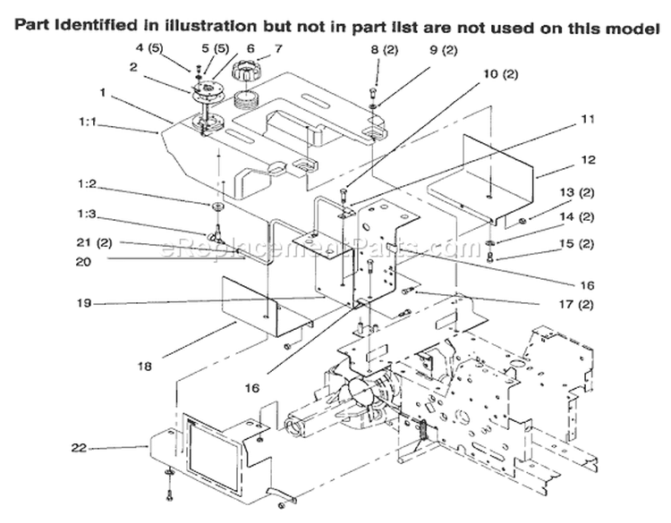 Page P Diagram and Parts List for 73422 6900001-6999999 - 1996 Toro Lawn Tractor