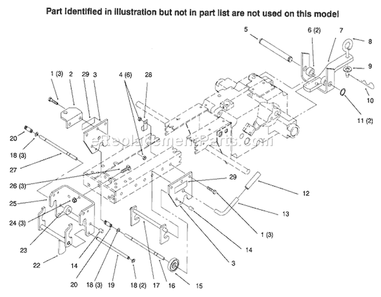 Page S Diagram and Parts List for 73422 6900001-6999999 - 1996 Toro Lawn Tractor