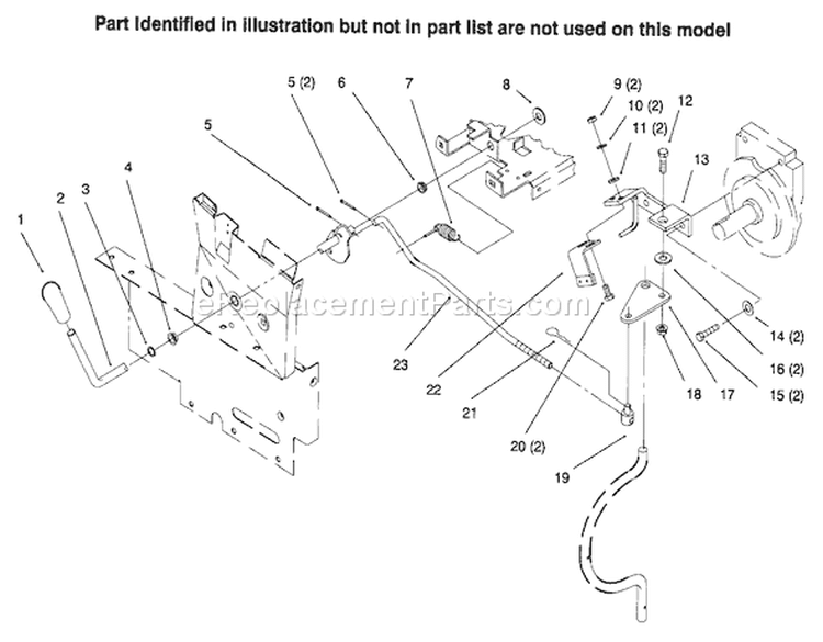 Page AA Diagram and Parts List for 73422 6900001-6999999 - 1996 Toro Lawn Tractor
