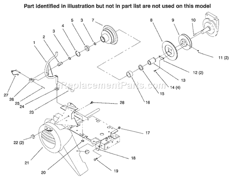 Page AB Diagram and Parts List for 73422 6900001-6999999 - 1996 Toro Lawn Tractor