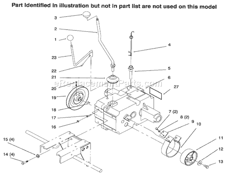 Page AD Diagram and Parts List for 73422 6900001-6999999 - 1996 Toro Lawn Tractor