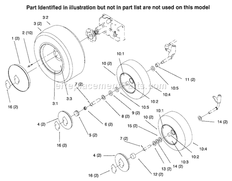 Page AG Diagram and Parts List for 73422 6900001-6999999 - 1996 Toro Lawn Tractor