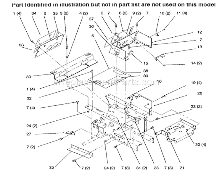 Hoodstand, Console Diagram and Parts List for 73423 6900001-6999999 - 1996 Toro Lawn Tractor