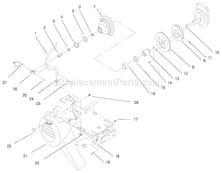 Pto Clutch And Cover Diagram and Parts List for 73423 7900001-7999999 - 1997 Toro Lawn Tractor