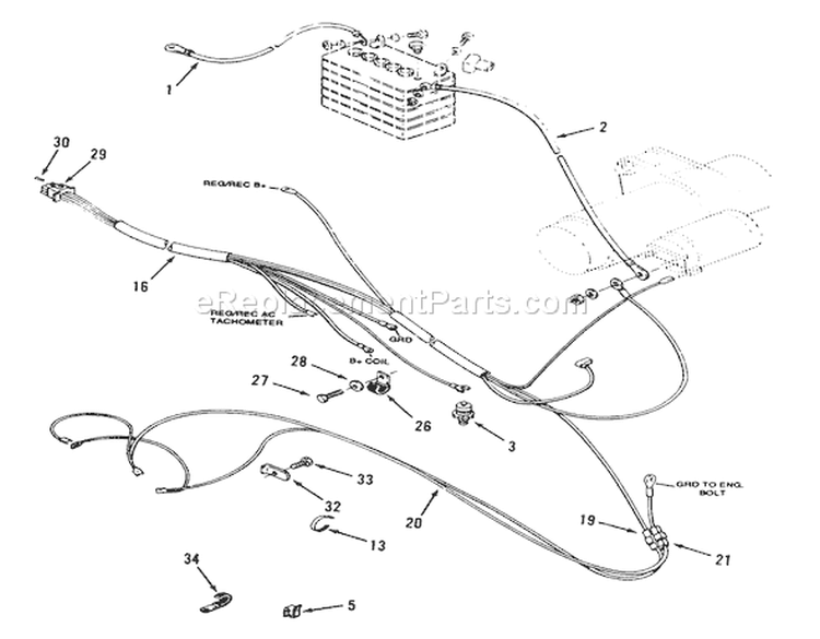 Page O Diagram and Parts List for 73420 4900001-4999999 - 1994 Toro Lawn Tractor