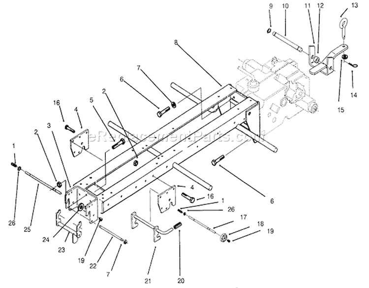 Page R Diagram and Parts List for 73420 4900001-4999999 - 1994 Toro Lawn Tractor