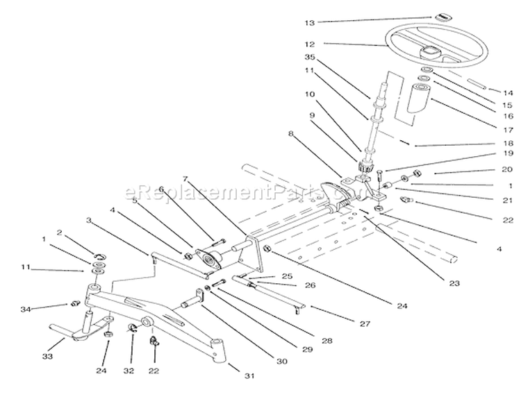 Page S Diagram and Parts List for 73420 4900001-4999999 - 1994 Toro Lawn Tractor