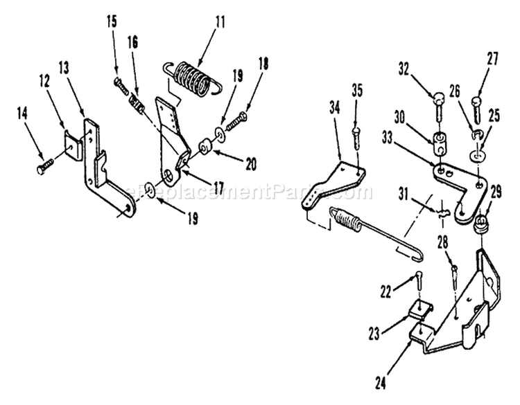Page V Diagram and Parts List for 73420 4900001-4999999 - 1994 Toro Lawn Tractor