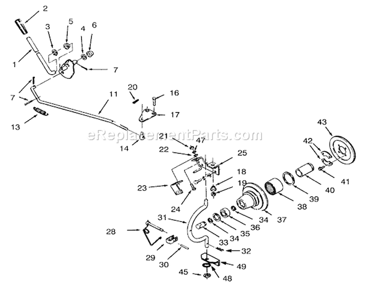 Page AC Diagram and Parts List for 73420 4900001-4999999 - 1994 Toro Lawn Tractor