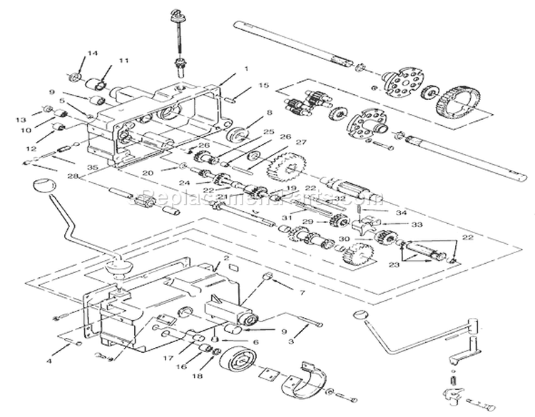 Page AF Diagram and Parts List for 73420 4900001-4999999 - 1994 Toro Lawn Tractor