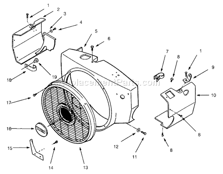 Page D Diagram and Parts List for 73420 4900001-4999999 - 1994 Toro Lawn Tractor